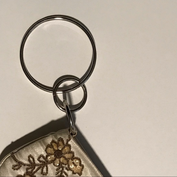 Champagne Colored Beaded Wristlet - Picture 6 of 7